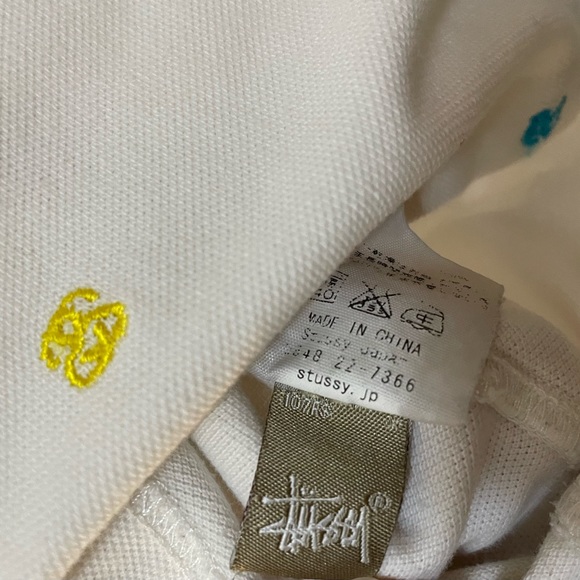 Stussy double S embroidered polo shirt - Picture 6 of 7